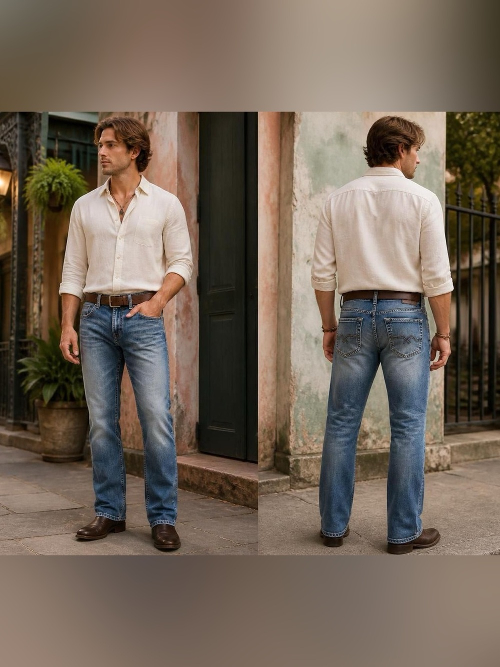Silver Jeans Co Craig Easy Fit Bootcut Mens Denim Blue W34 L34